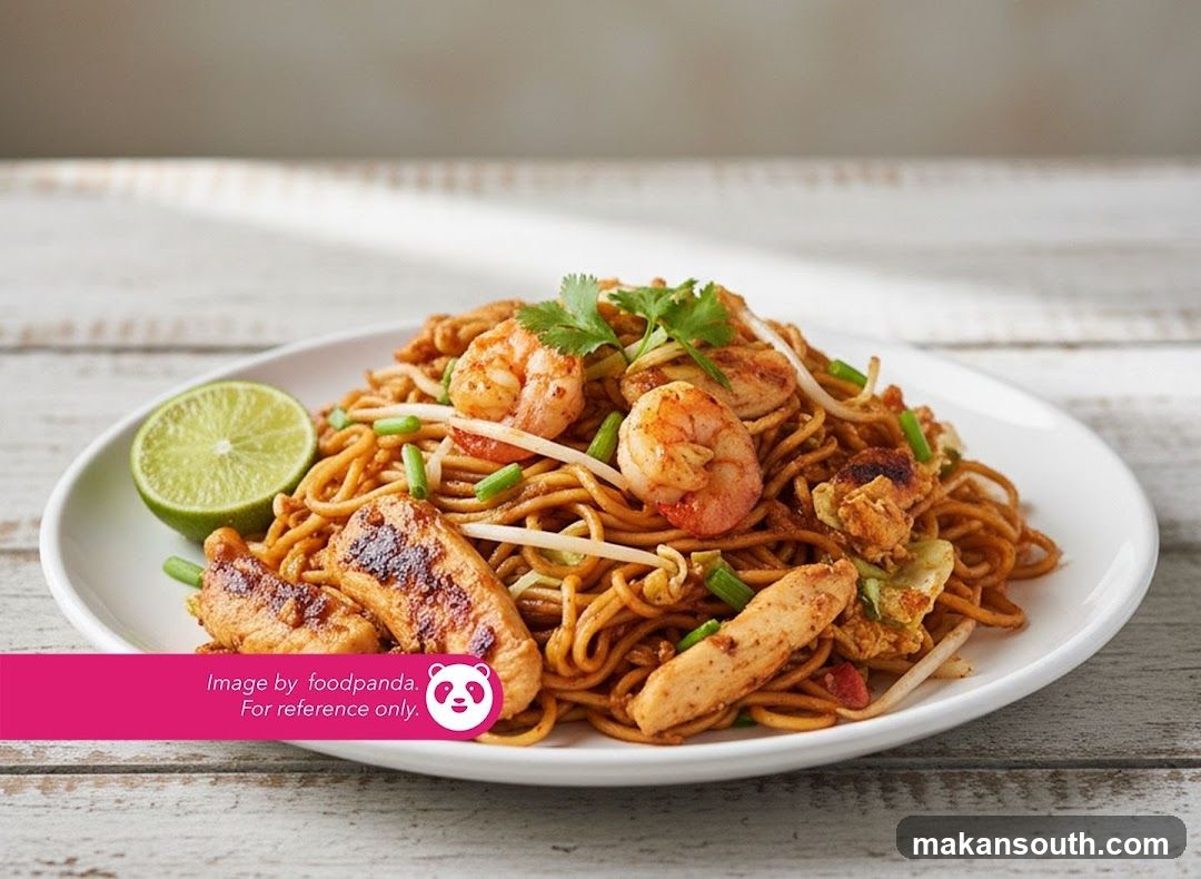 Shrimp and Chicken Noodles with Lime