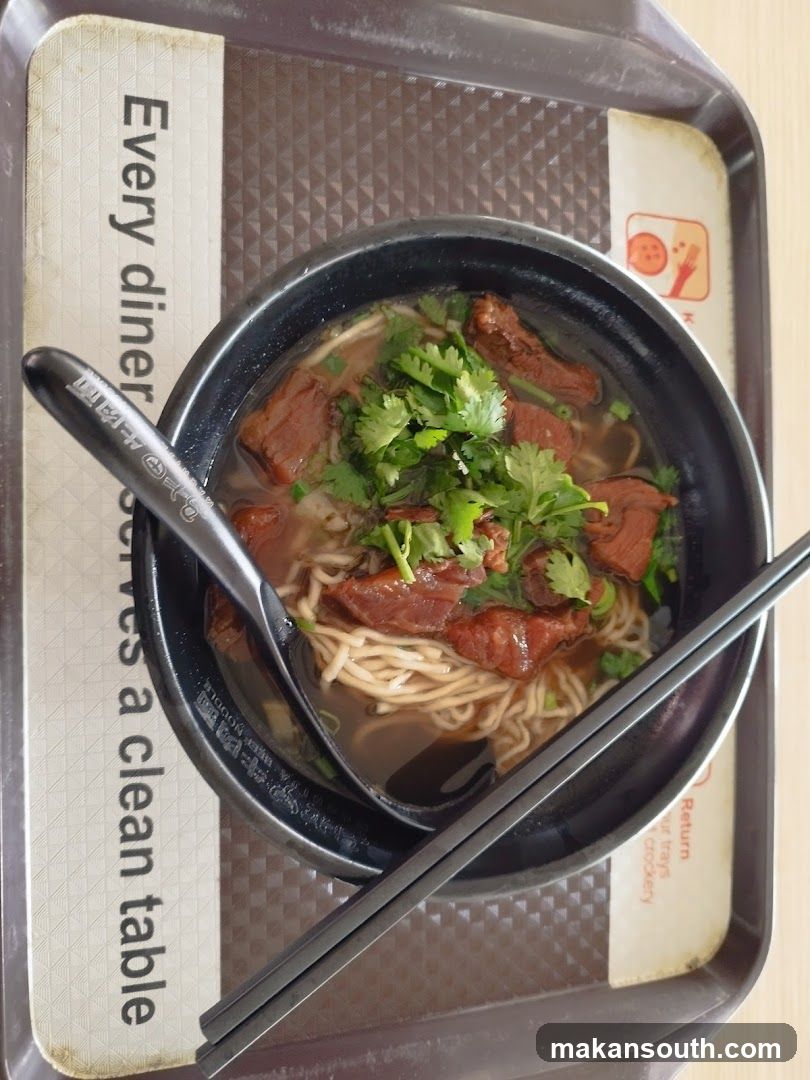 Noodle Bowl with Beef and Cilantro