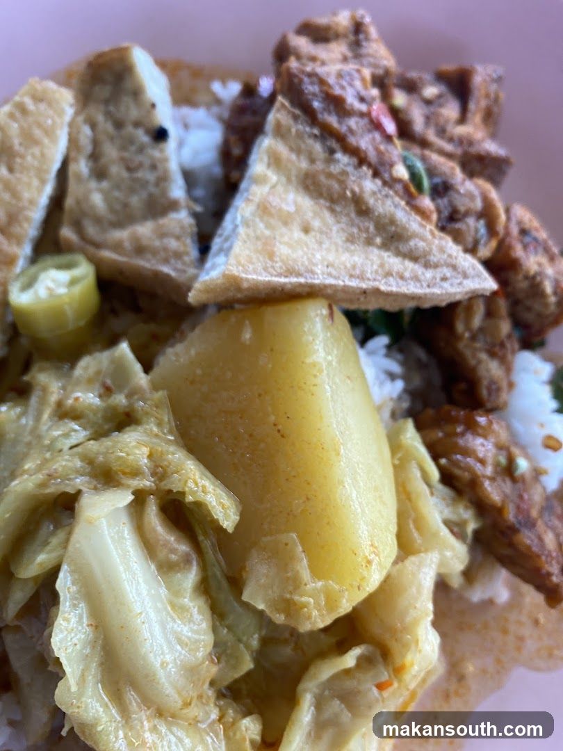 Curry Rice Dish with Tofu and Potatoes