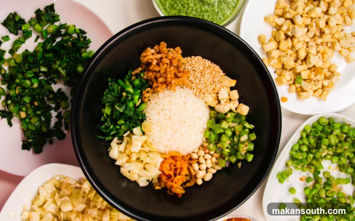 Bowl of Rice with Toppings