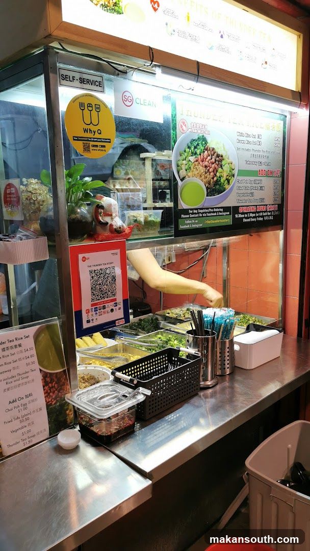 Food Stall Counter View