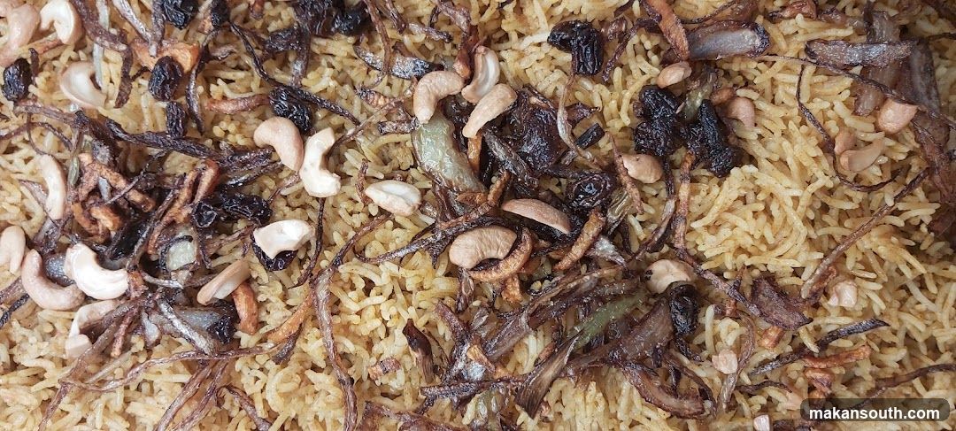 Spiced Rice Dish with Nuts and Dried Fruit