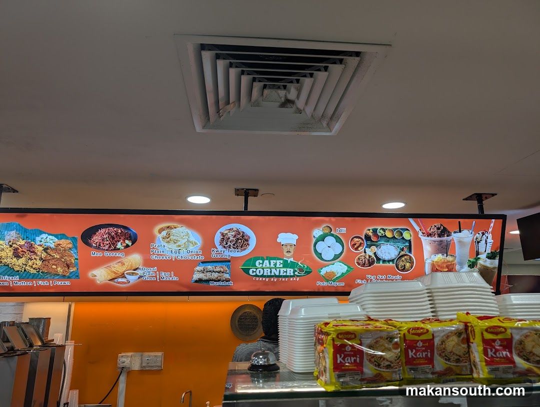 Cafe Corner Food Stall Interior