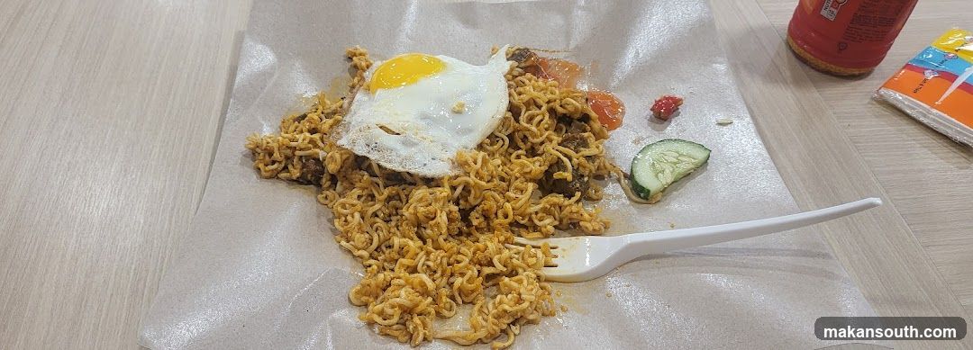 Noodle Dish with Fried Egg