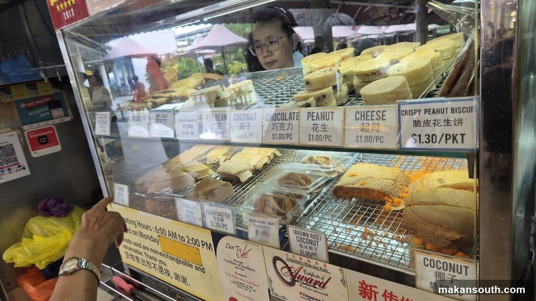 Display Case with Baked Goods
