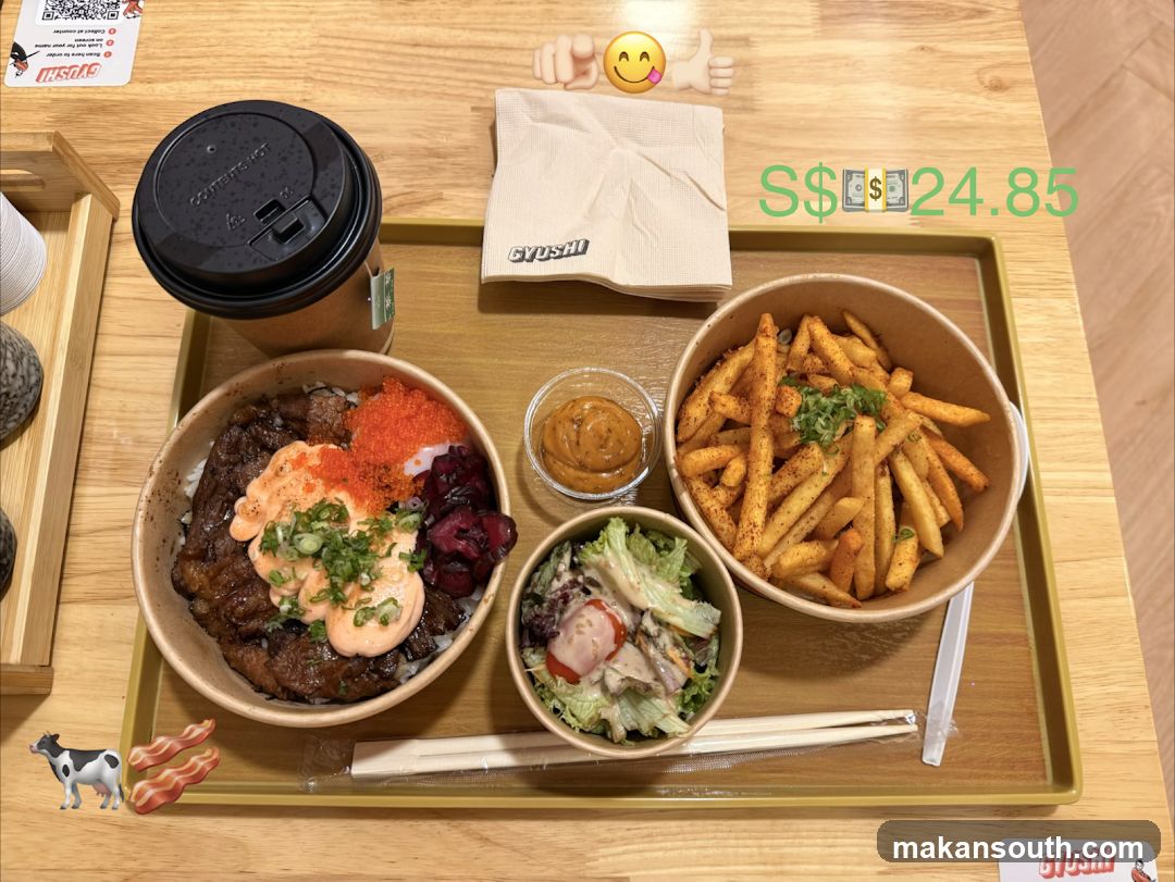 Gyushi Meal Spread