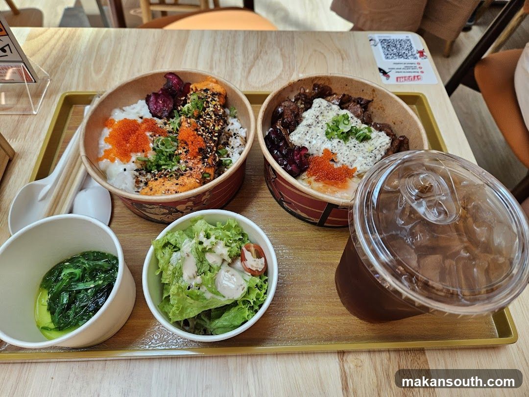 Bento Box Meal with Drink