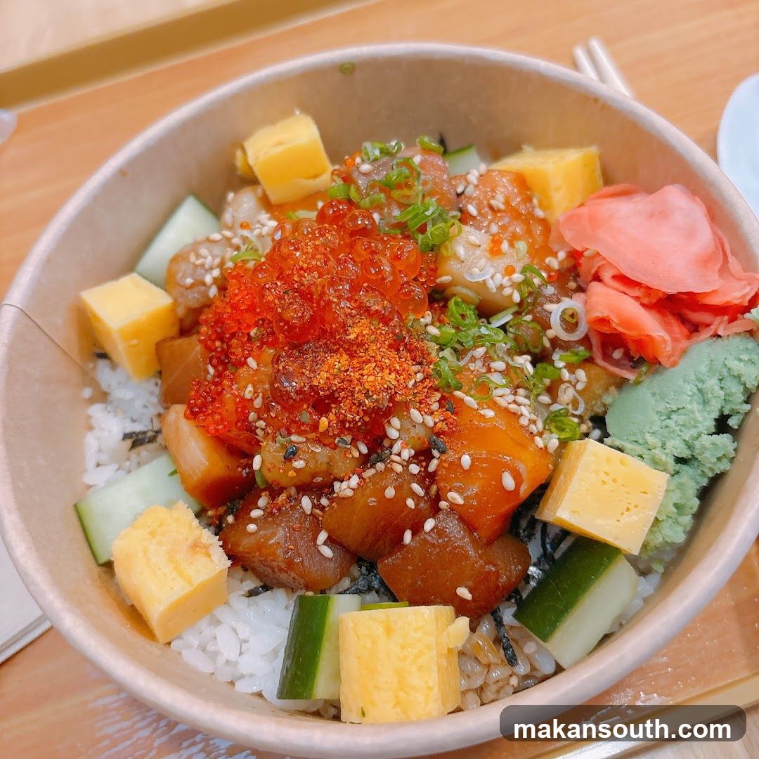 Bowl of Fish Cakes with Tuna and Egg