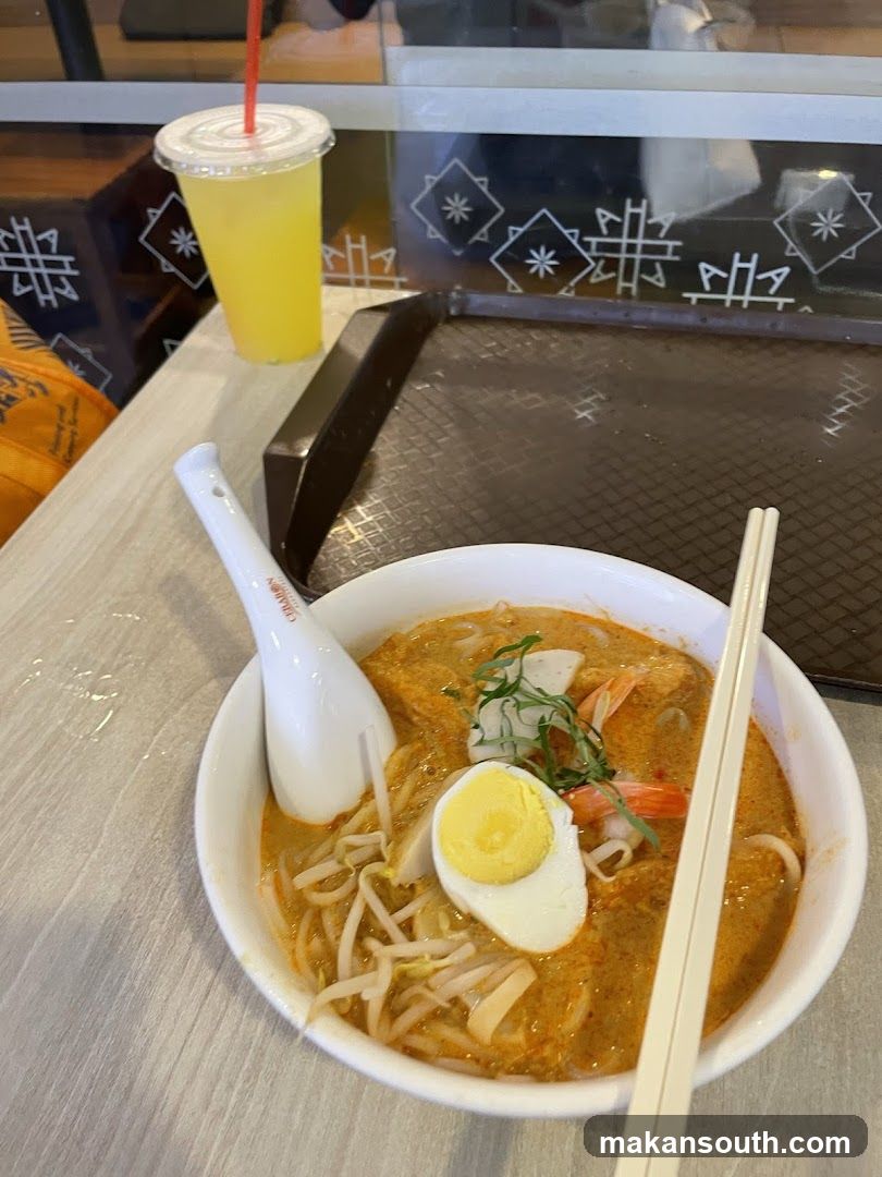 Ramen Bowl with Egg and Drink