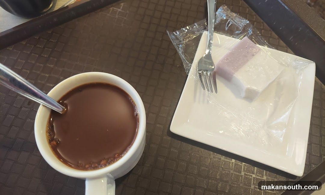 Coffee and Dessert on Tray