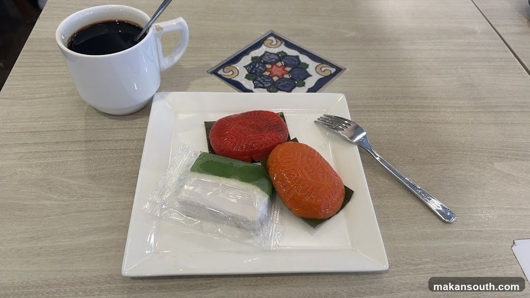 Dessert and Coffee on Table