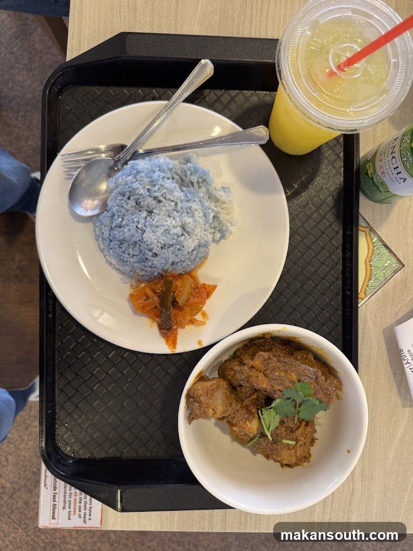 Blue Rice Meal Tray