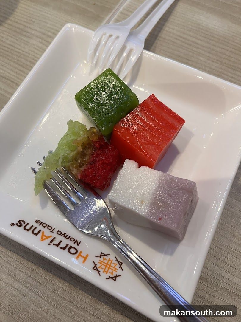 Colorful Jellies on a Plate