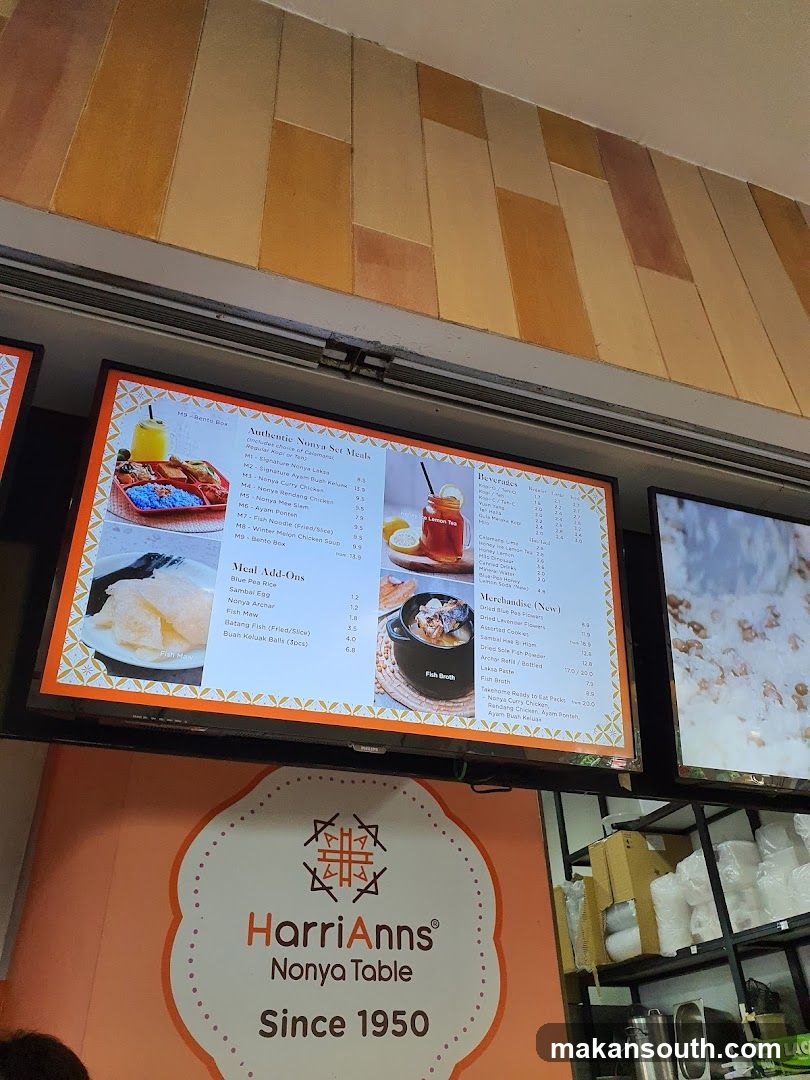 HarriAnns Nonya Table Menu Display