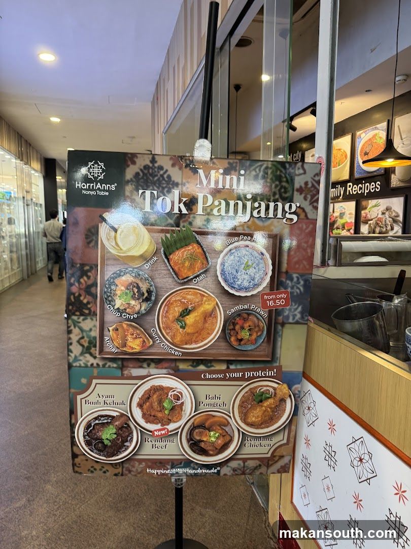 Mini Tok Panjang Menu Board