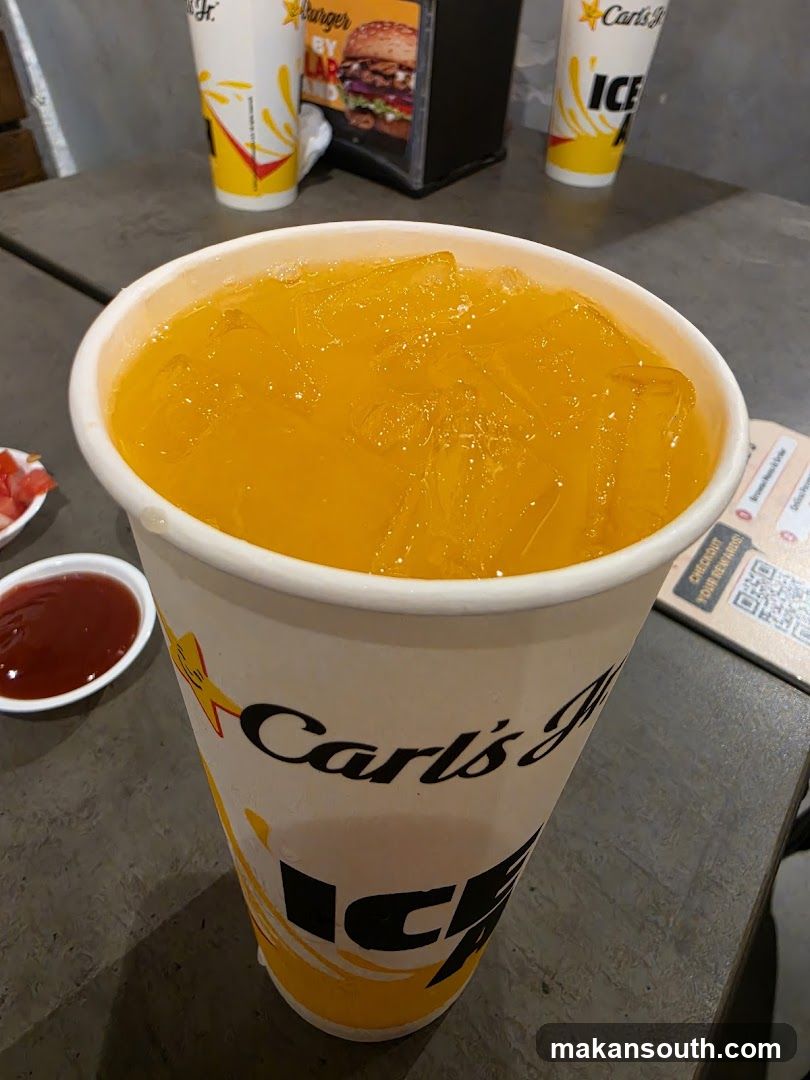 Carl's Jr Ice Drink