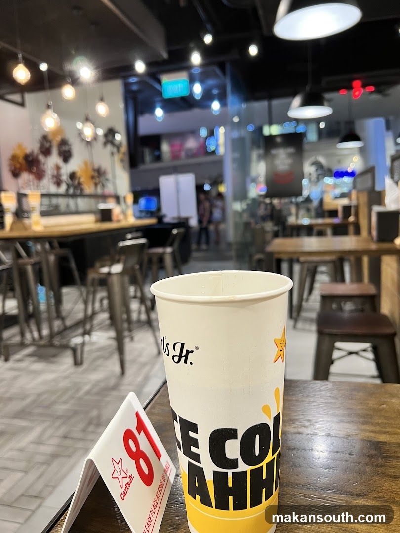 Fast Food Interior with Drink Cup
