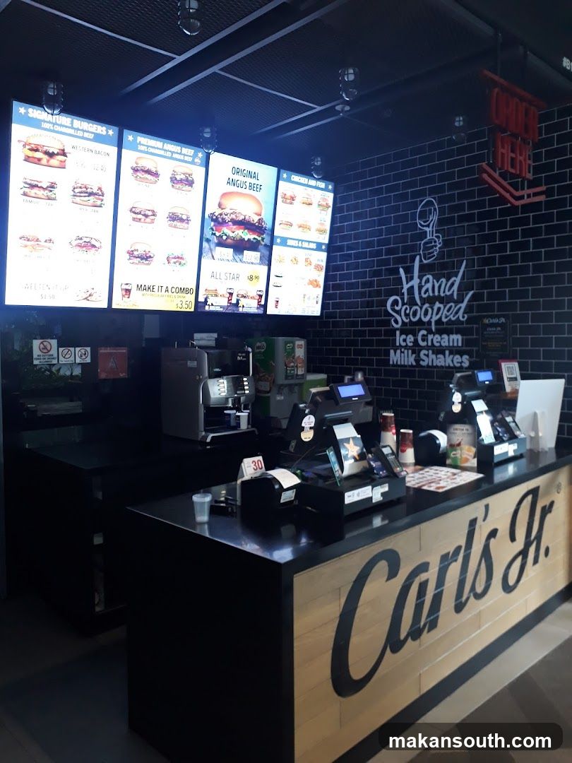 Carl's Jr. Counter Interior