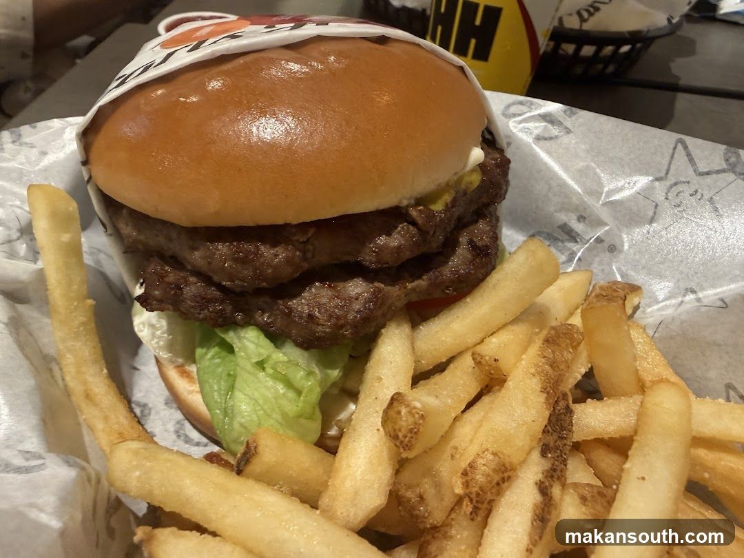 Burger and Fries