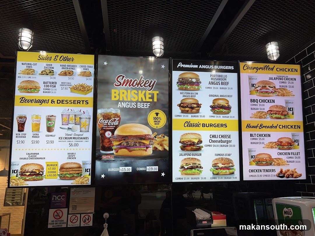 Smokey Brisket Angus Beef Menu Board