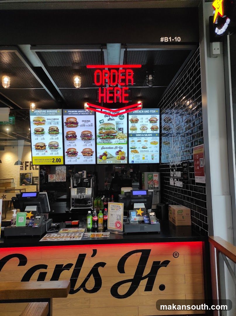Carl's Jr. Counter Interior View