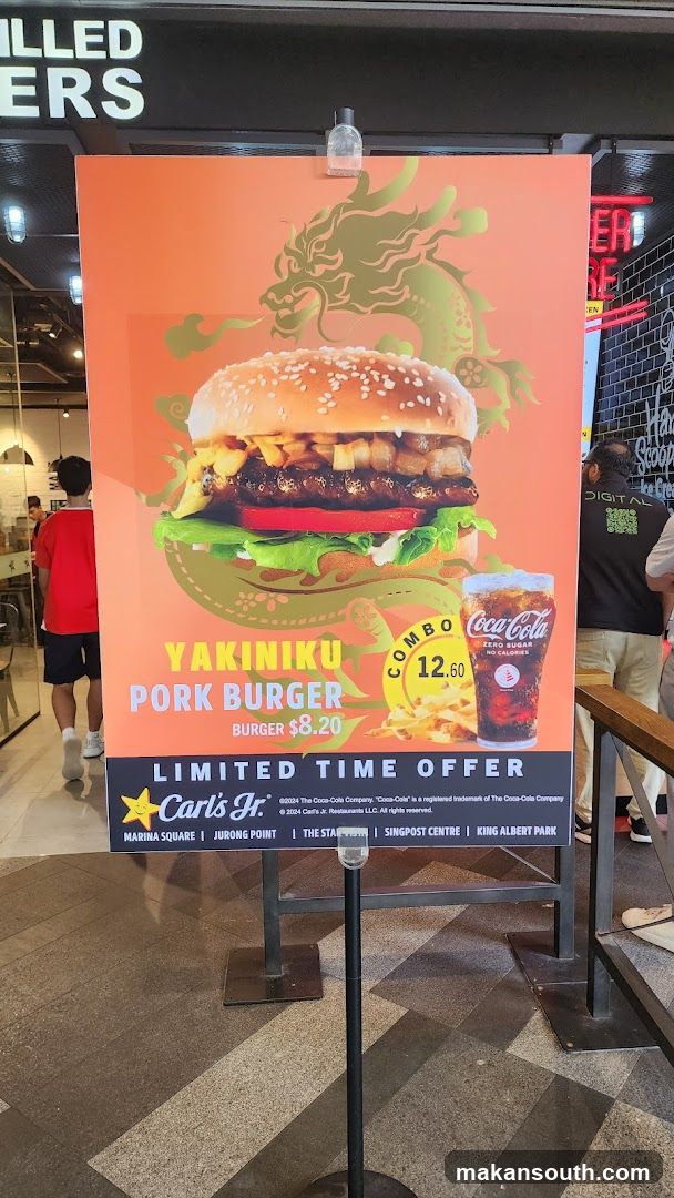 Yakiniku Pork Burger Ad