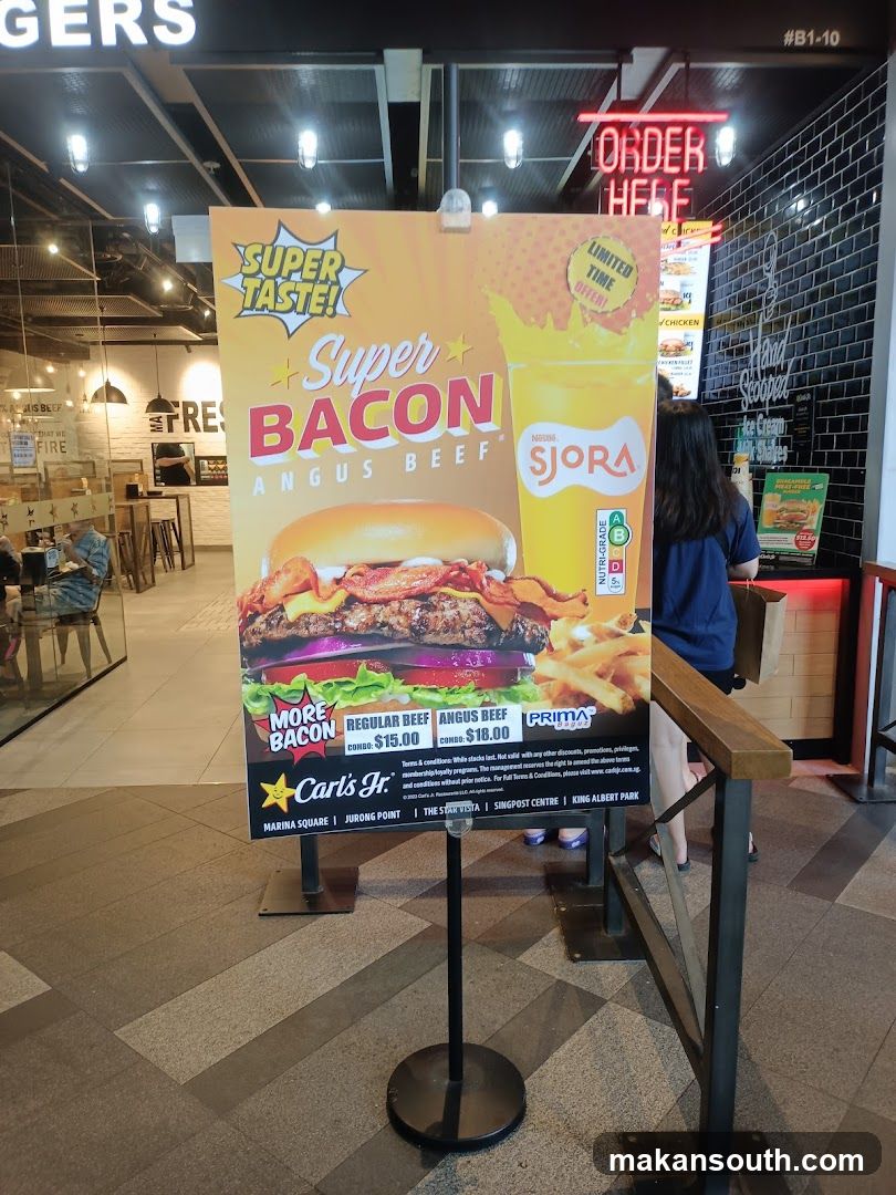 Super Bacon Angus Beef Burger Ad