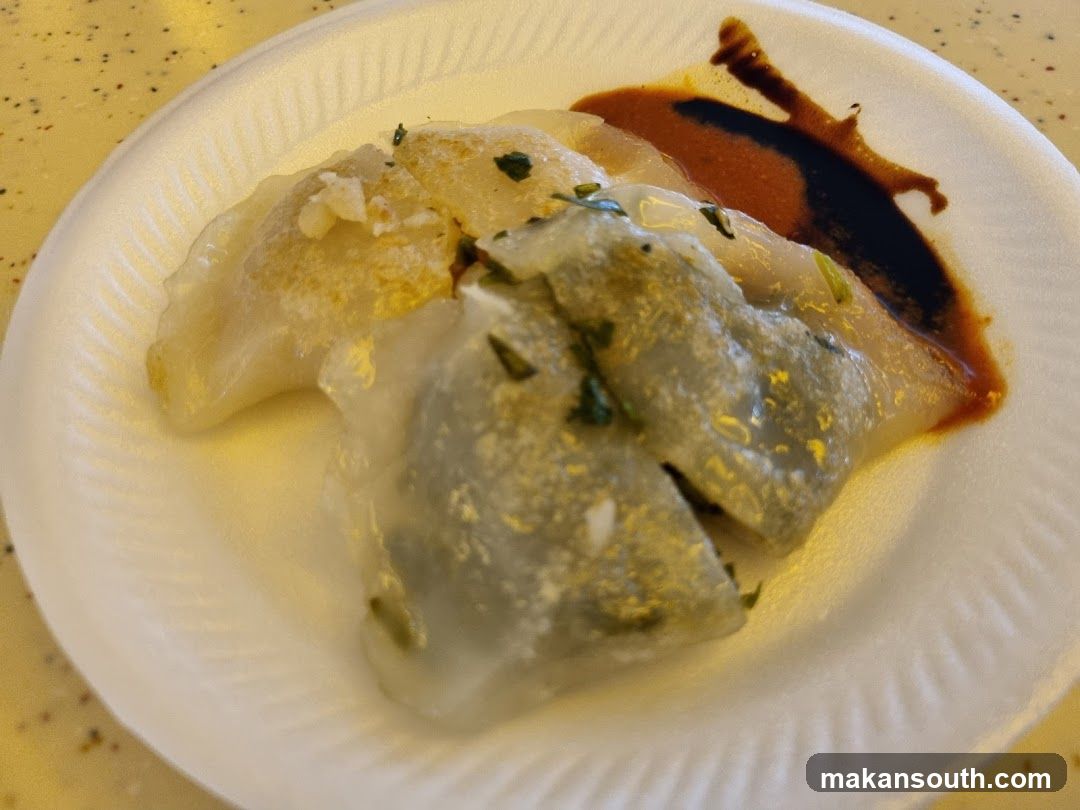 Dumplings with Sauce