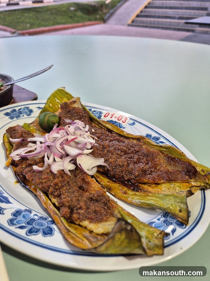 Grilled Fish with Onions
