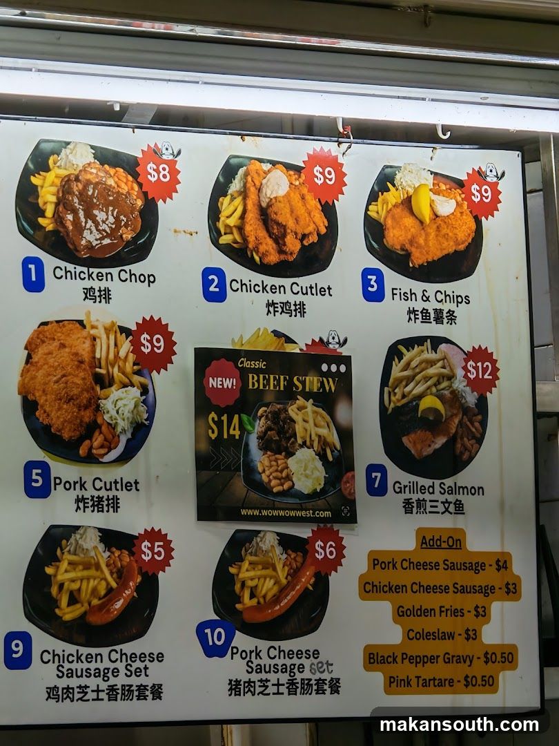 Food Menu Board