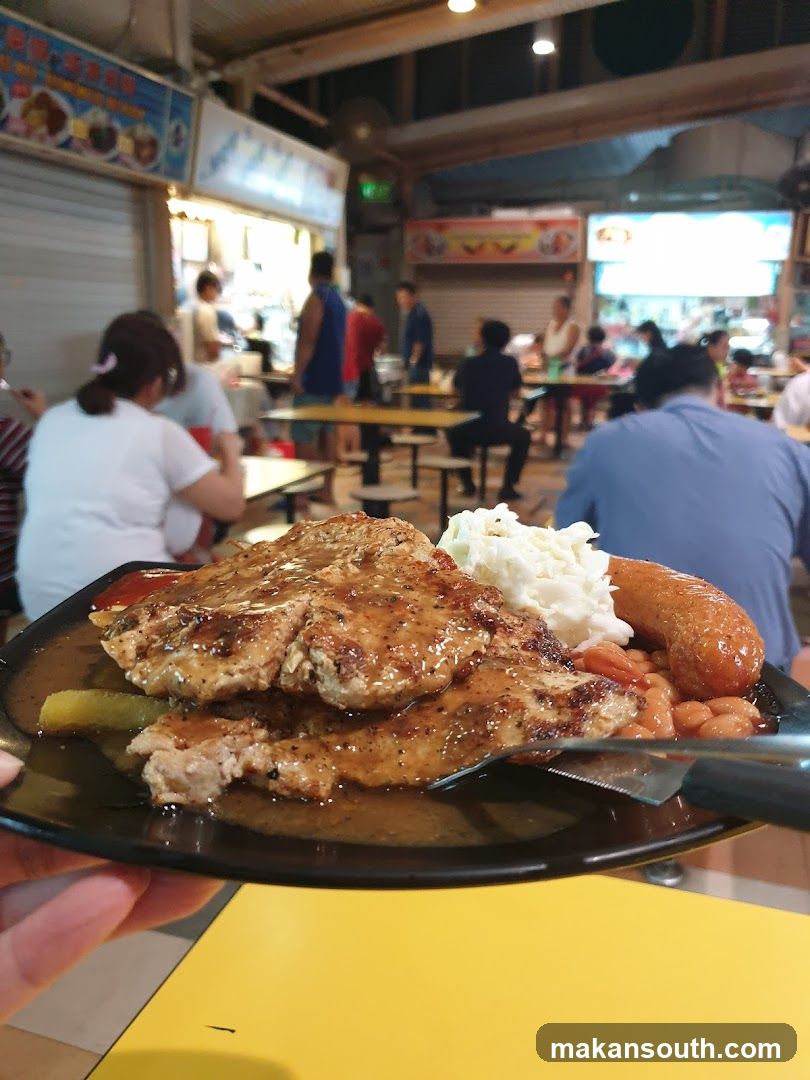 Food Plate in Food Court