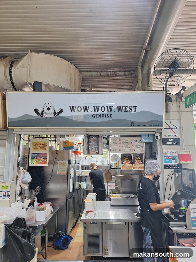 Food Stall Interior View
