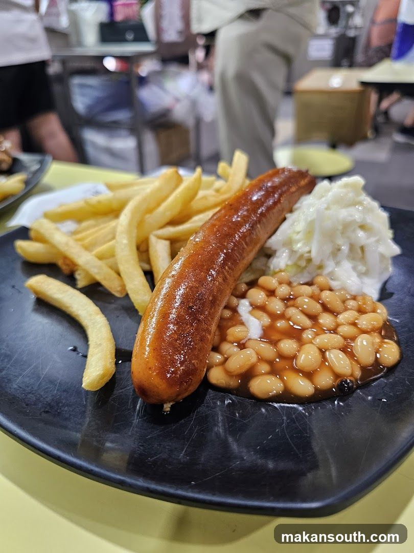 Sausage and Fries Plate