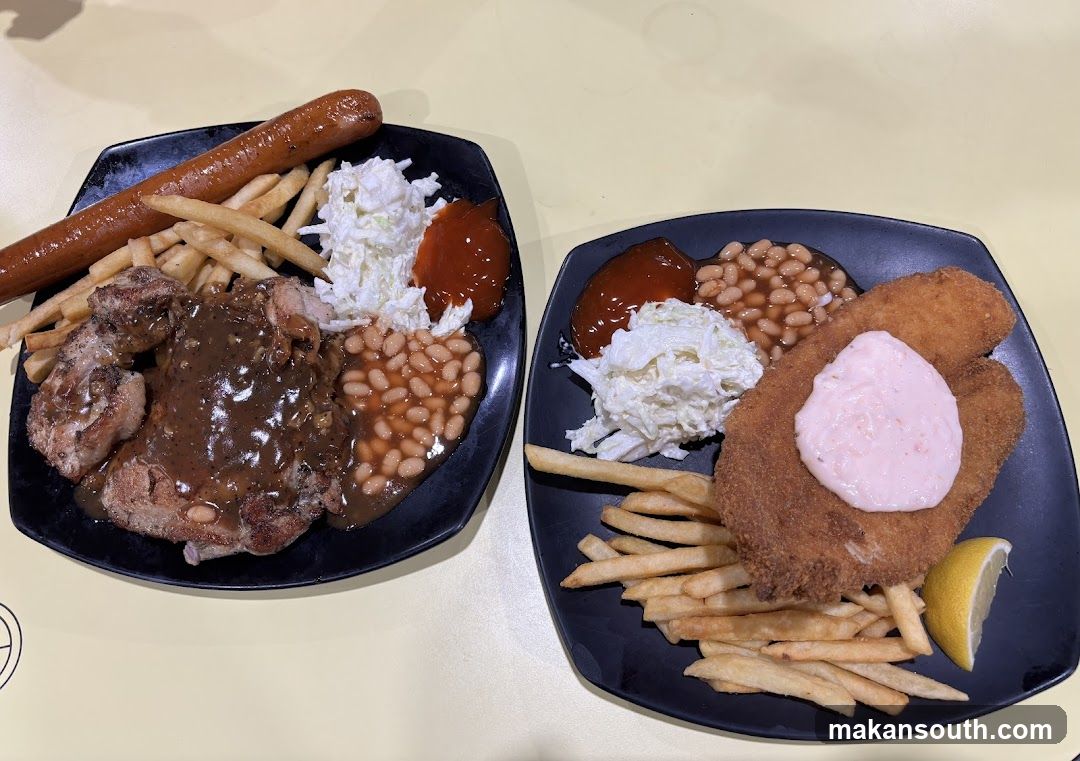 Steak and Fish Meal