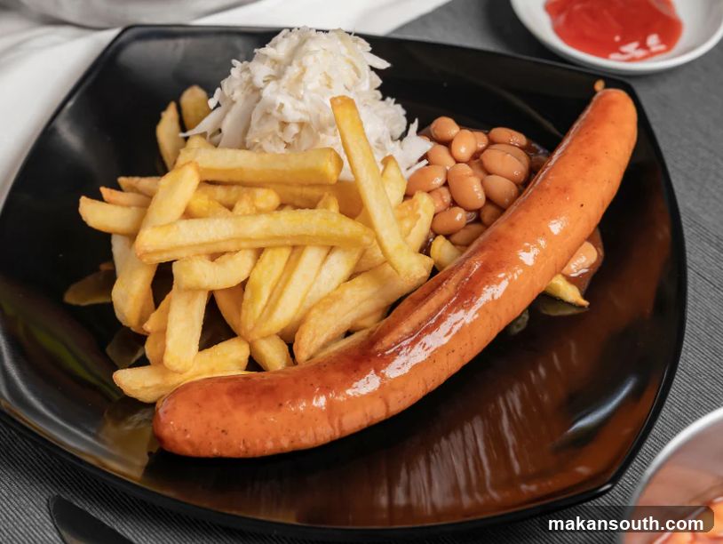 Sausage and Fries Platter