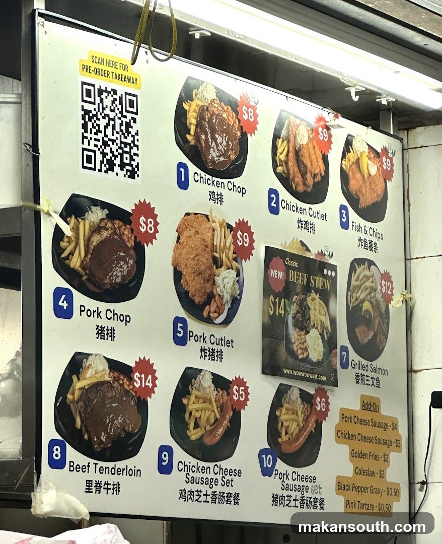 Food Menu Board
