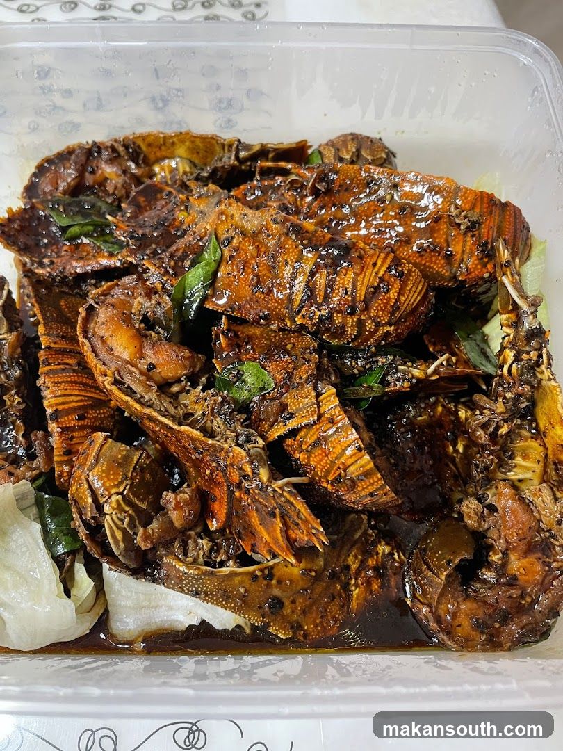 Stewed Lobster in Container