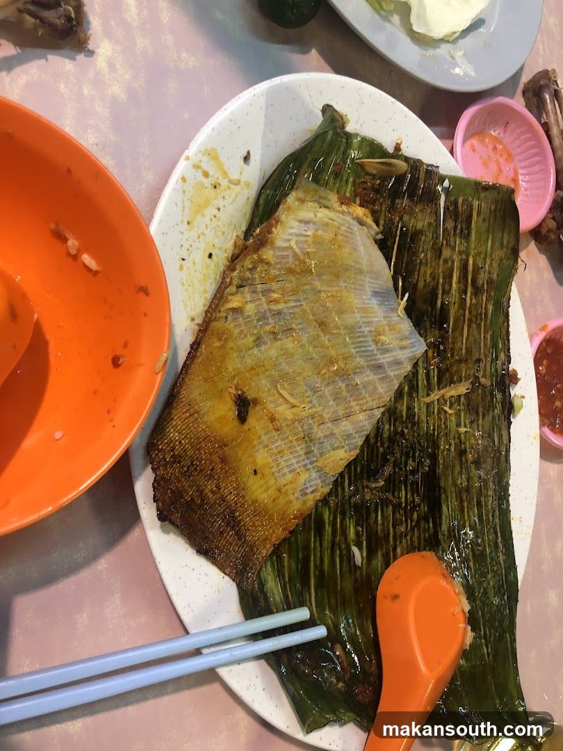Grilled Fish on Banana Leaf