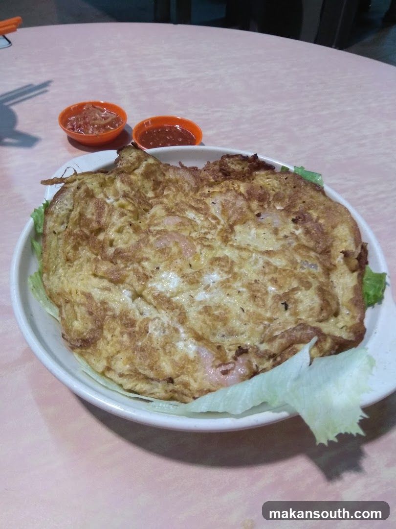Fried Egg Dish with Sauces