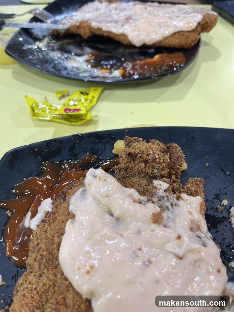 Fried Chicken with Sauce