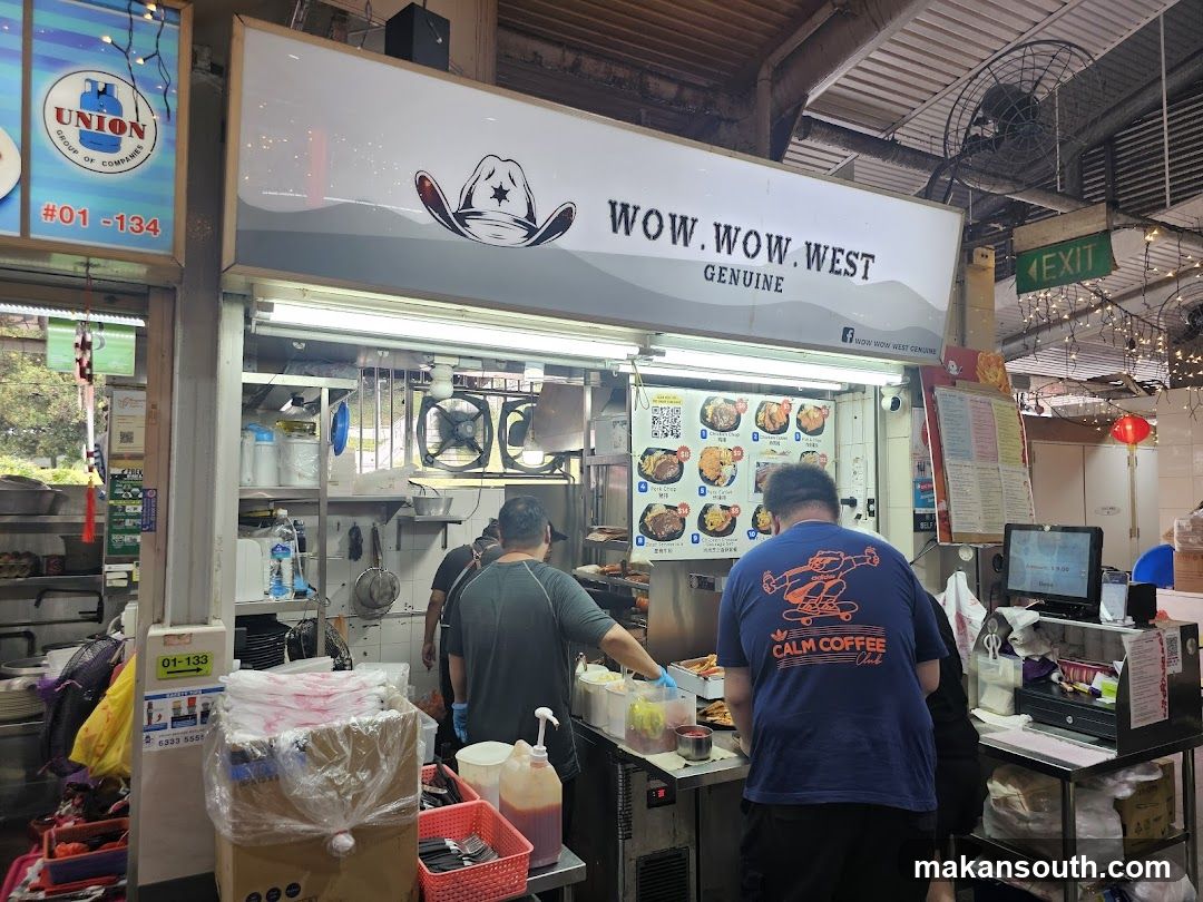 Food Stall Interior View