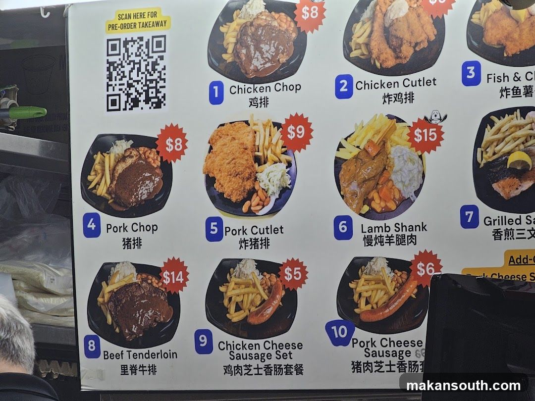 Food Menu Board