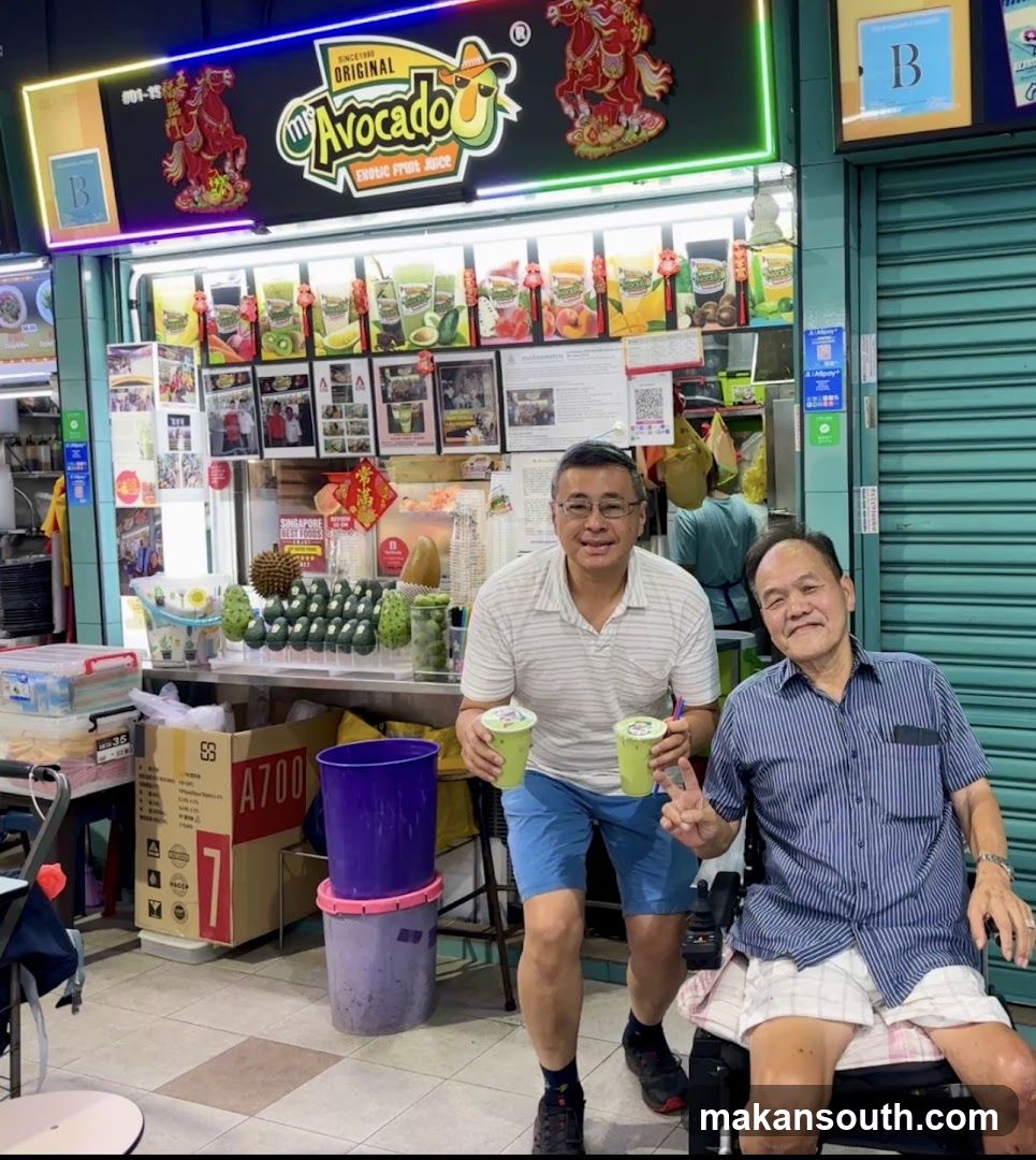 Avocado Juice Stall Interior