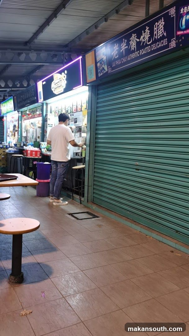 Market Food Stall Interior View