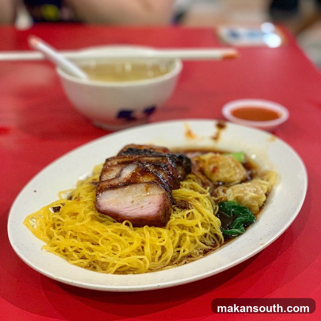Noodle Dish with Roast Pork