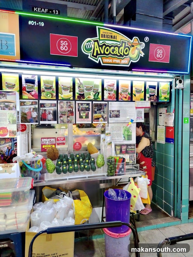 Avocado Juice Stall Interior View