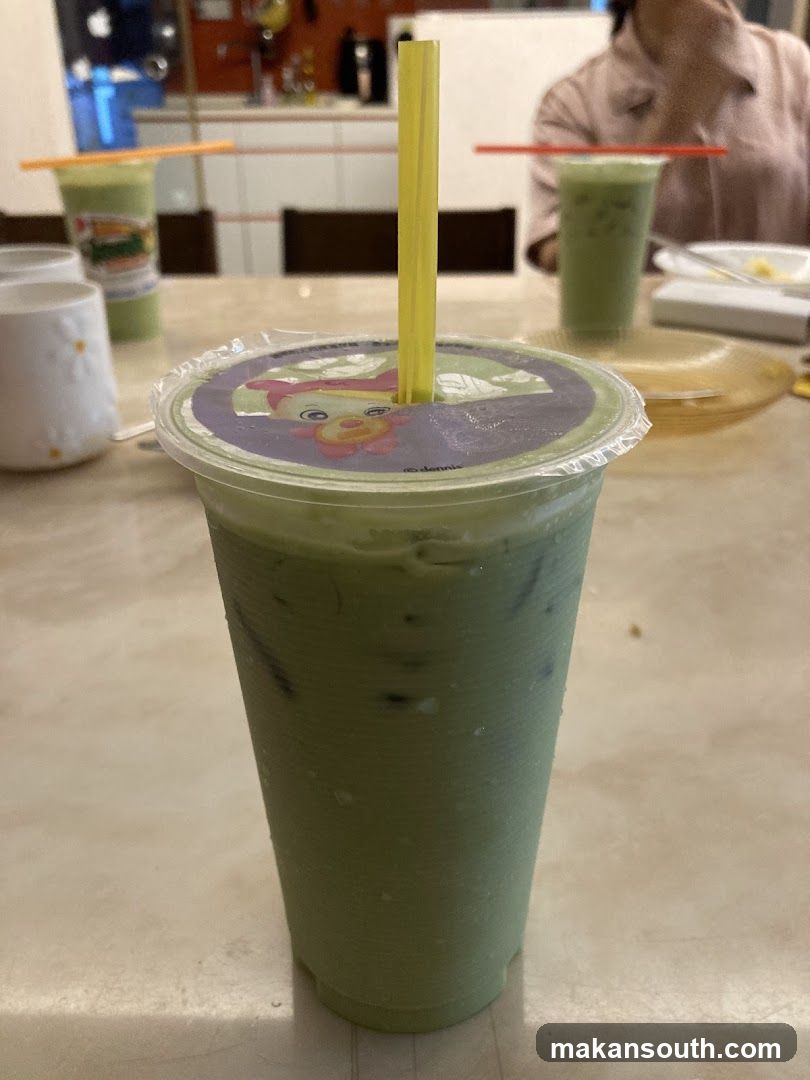 Matcha Drink at Cafe