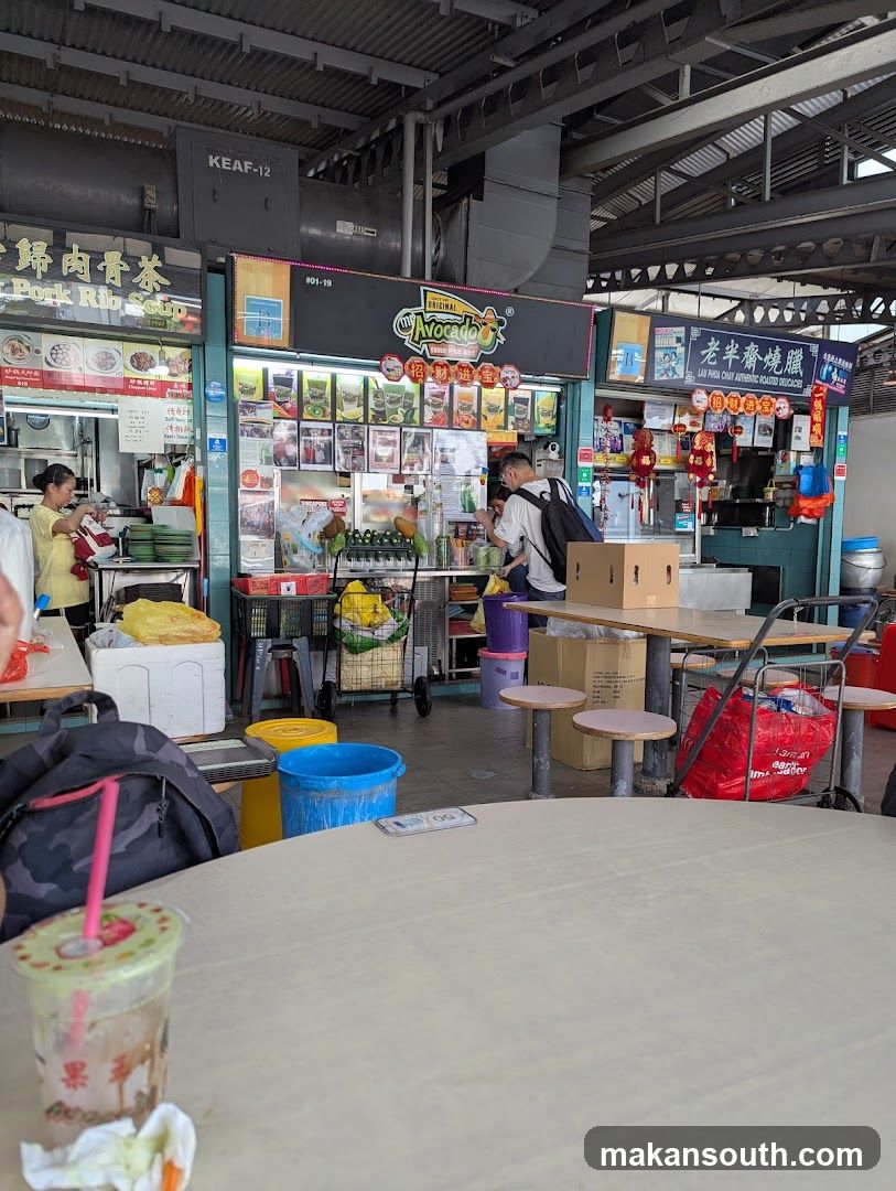 Food Market Scene