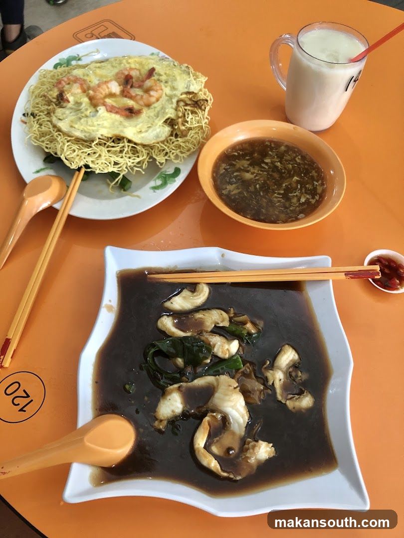 Food Table Setting