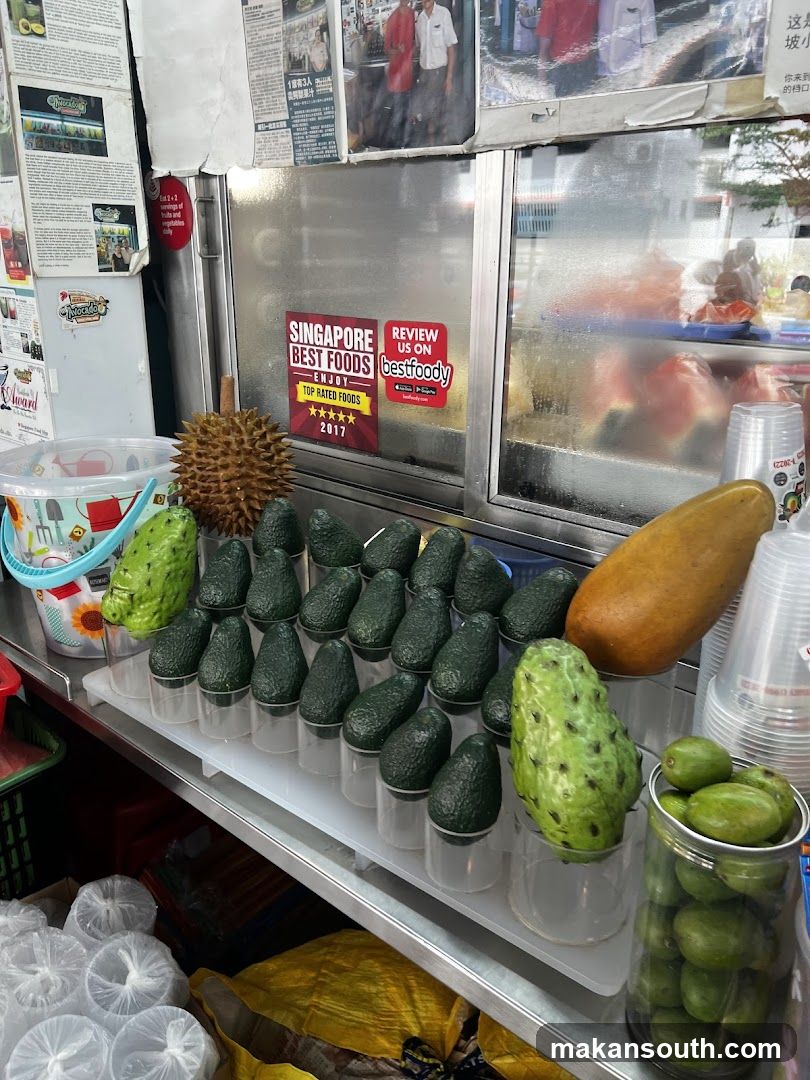 Fruit Juice Stall Display